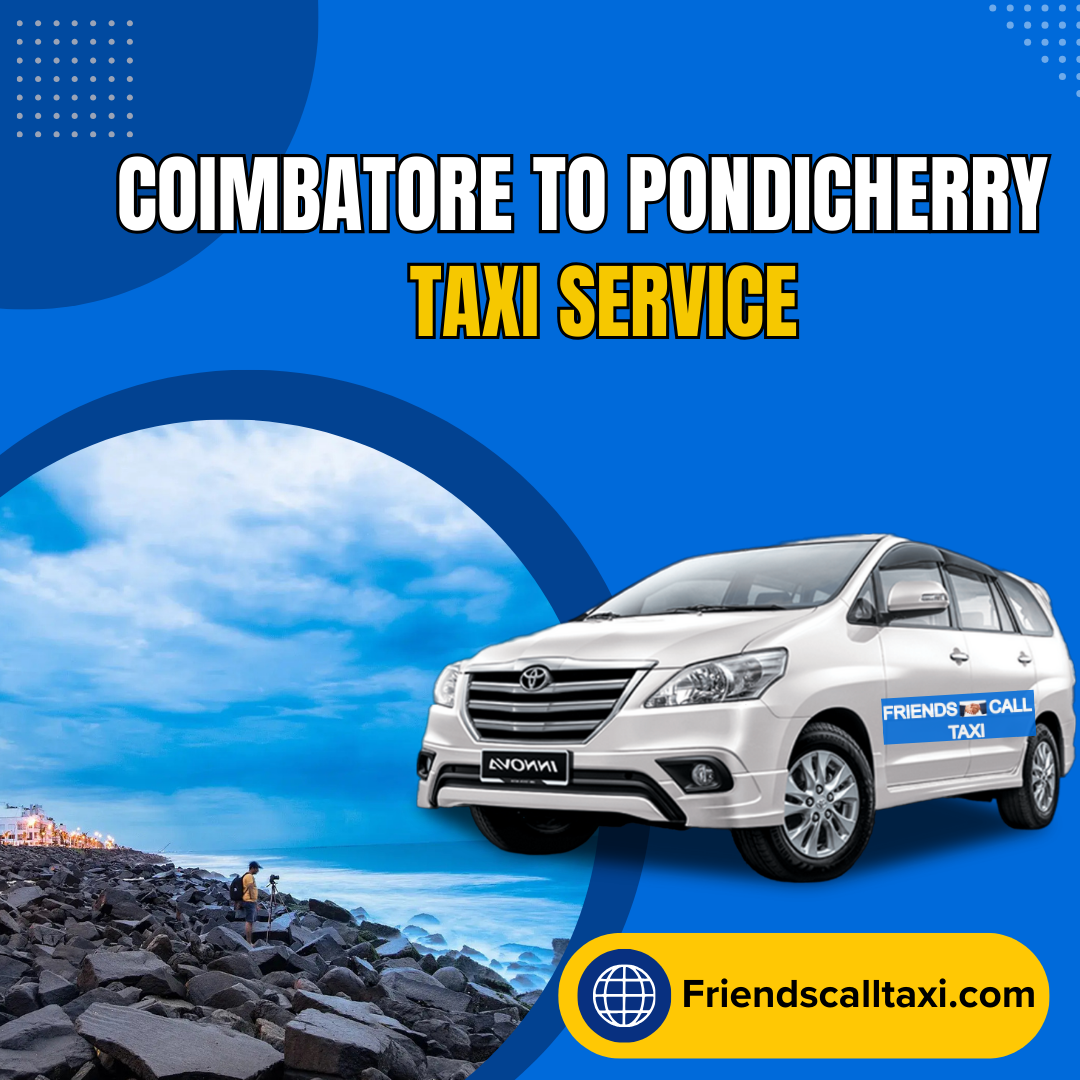 coimbatore to podicherry taxi service